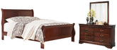 Homestyle Furniture - Ashley Furniture - Alisdair California King Sleigh Bed, Dresser and Mirror - California King Sleigh Bed, Dresser and Mirror - B376B22