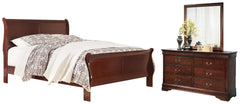 Homestyle Furniture - Ashley Furniture - Alisdair King Sleigh Bed, Dresser and Mirror - King Sleigh Bed, Dresser and Mirror - B376B21