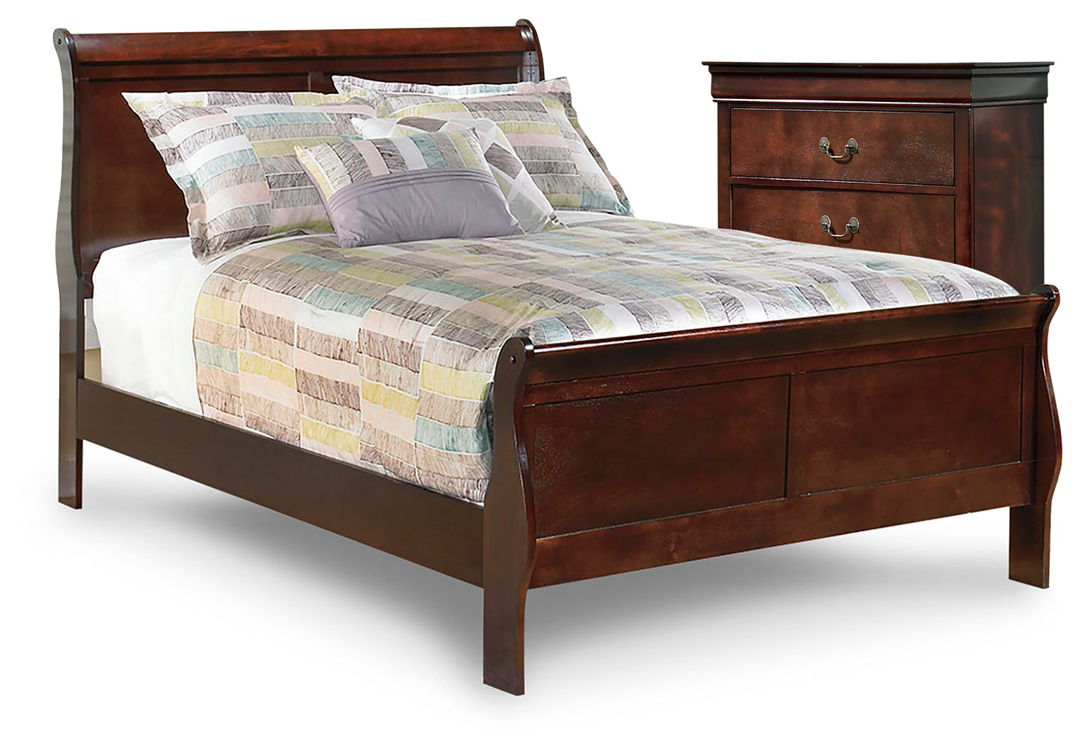 Homestyle Furniture - Ashley Furniture - Alisdair Full Sleigh Bed and Chest - Full Sleigh Bed and Chest - B376B34