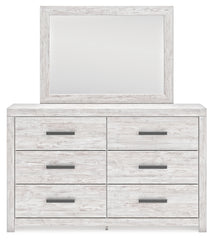Cayboni Full Panel Bed, Dresser, Mirror, Chest and 2 Nightstands