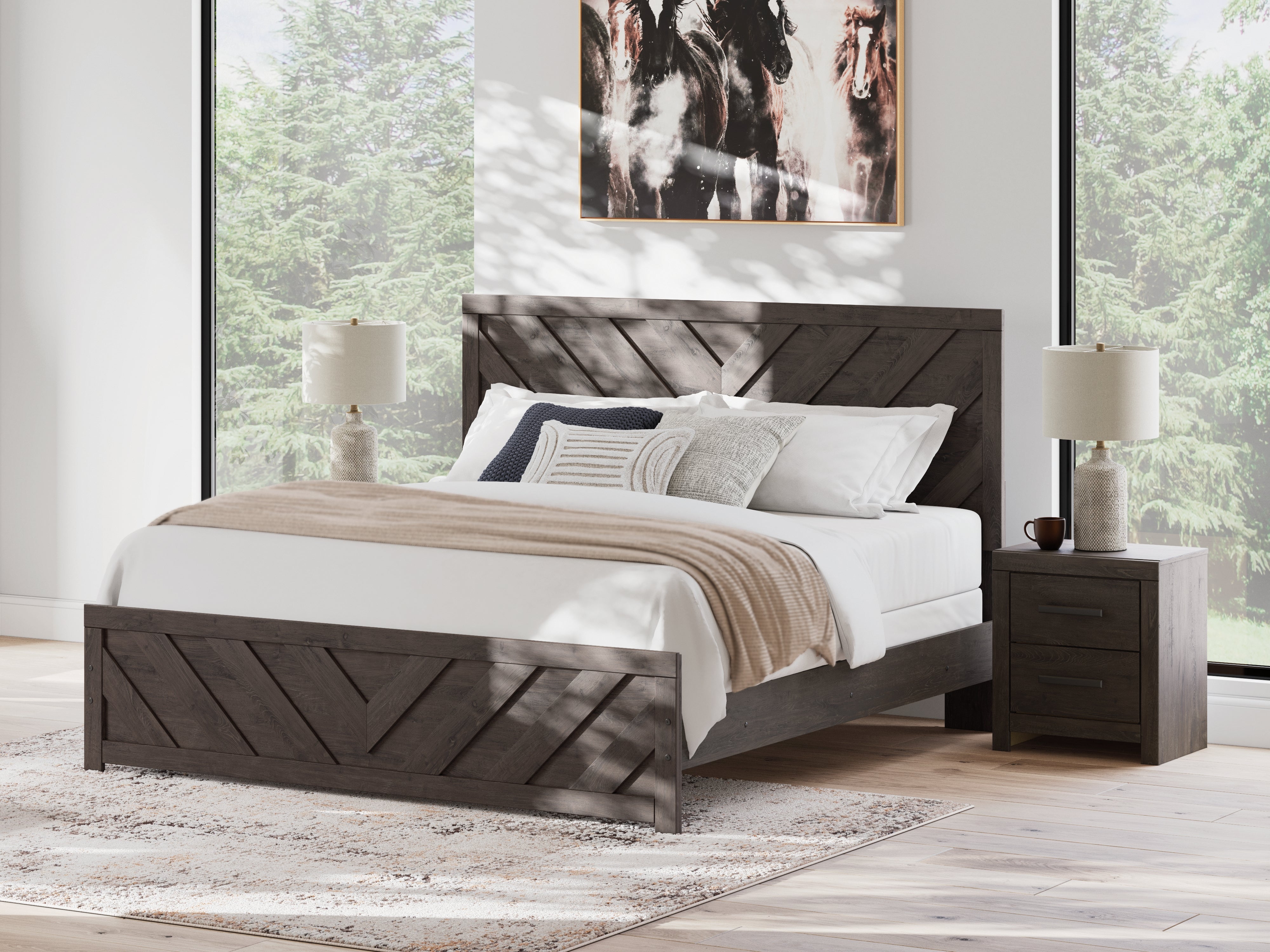Homestyle Furniture - Ashley Furniture - Prendonea King Panel Bed - King Panel Bed - B3789B8