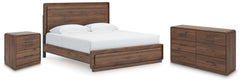 Homestyle Furniture - Ashley Furniture - Fortlorn King Panel Bed, Dresser and Nightstand - King Panel Bed, Dresser and Nightstand - PCB386B8