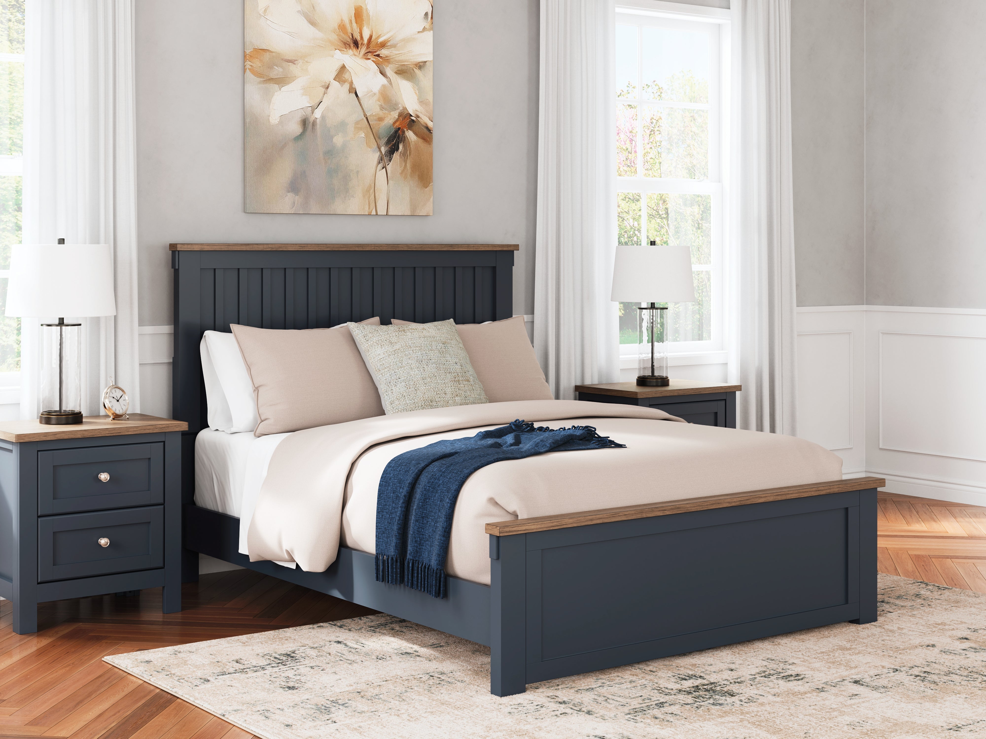 Homestyle Furniture - Ashley Furniture - Landocken Queen Panel Bed - Queen Panel Bed - B414B10