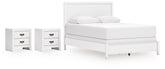 Homestyle Furniture - Ashley Furniture - Binterglen Queen Panel Bed and 2 Nightstands - Queen Panel Bed and 2 Nightstands - B427B18