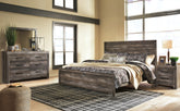 Homestyle Furniture - Ashley Furniture - Wynnlow King Panel Bed with Mirrored Dresser and Nightstand - King Panel Bed with Mirrored Dresser and Nightstand - B440B23