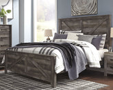 Homestyle Furniture - Ashley Furniture - Wynnlow King Crossbuck Panel Bed - King Crossbuck Panel Bed - B440B11