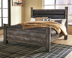 Homestyle Furniture - Ashley Furniture - Wynnlow King Poster Bed - King Poster Bed - B440B6