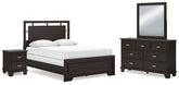 Homestyle Furniture - Ashley Furniture - Covetown Queen Panel Bed, Dresser, Mirror and Nightstand - Queen Panel Bed, Dresser, Mirror and Nightstand - B441B12
