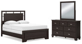 Homestyle Furniture - Ashley Furniture - Covetown Queen Panel Bed, Dresser and Mirror - Queen Panel Bed, Dresser and Mirror - B441B7