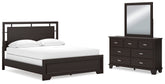 Homestyle Furniture - Ashley Furniture - Covetown California King Panel Bed, Dresser and Mirror - California King Panel Bed, Dresser and Mirror - B441B11