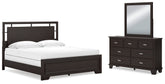 Homestyle Furniture - Ashley Furniture - Covetown King Panel Bed, Dresser and Mirror - King Panel Bed, Dresser and Mirror - B441B10