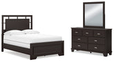 Homestyle Furniture - Ashley Furniture - Covetown Full Panel Bed, Dresser and Mirror - Full Panel Bed, Dresser and Mirror - B441B5