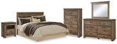 Homestyle Furniture - Ashley Furniture - Trinell Queen Panel Headboard, Dresser, Mirror, Chest and Nightstand - Queen Panel Headboard, Dresser, Mirror, Chest and Nightstand - B446B90