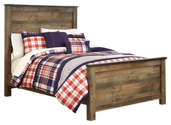 Trinell Full Panel Bed with Storage and Dresser
