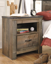 Homestyle Furniture - Ashley Furniture - Trinell Nightstand - One Drawer Night Stand - B446-91