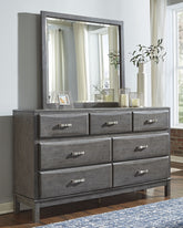 Homestyle Furniture - Ashley Furniture - Caitbrook Dresser and Mirror - Dresser and Mirror - B476B1
