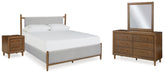 Homestyle Furniture - Ashley Furniture - Lyncott Queen Upholstered Bed, Dresser, Mirror and Nightstand - Queen Upholstered Bed, Dresser, Mirror and Nightstand - B615B12