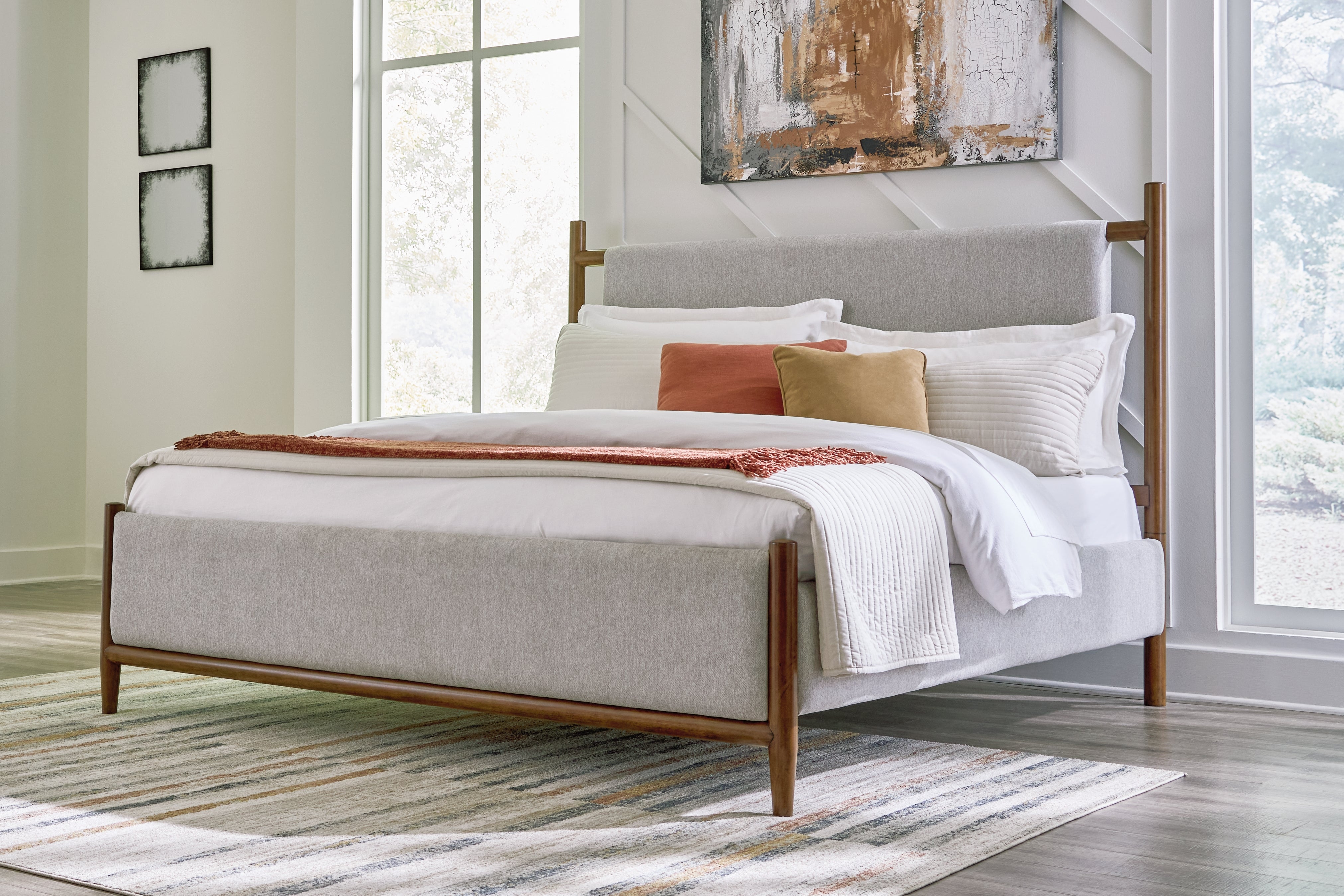 Homestyle Furniture - Ashley Furniture - Lyncott California King Upholstered Bed - California King Upholstered Bed - B615B7