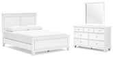 Homestyle Furniture - Ashley Furniture - Fortman Queen Panel Bed, Dresser and Mirror - Queen Panel Bed, Dresser and Mirror - B680B3