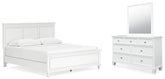 Homestyle Furniture - Ashley Furniture - Fortman King Panel Bed, Dresser and Mirror - King Panel Bed, Dresser and Mirror - B680B13