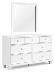 Fortman King Panel Bed, Dresser, Mirror, Chest and Nightstand
