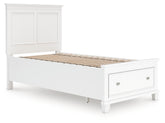 Homestyle Furniture - Ashley Furniture - Fortman Twin Panel Storage Bed - Twin Panel Storage Bed - B680B24