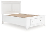 Homestyle Furniture - Ashley Furniture - Fortman Full Panel Storage Bed - Full Panel Storage Bed - B680B25
