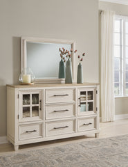 Homestyle Furniture - Ashley Furniture - Shaybrock Dresser and Mirror - Dresser and Mirror - B683B1