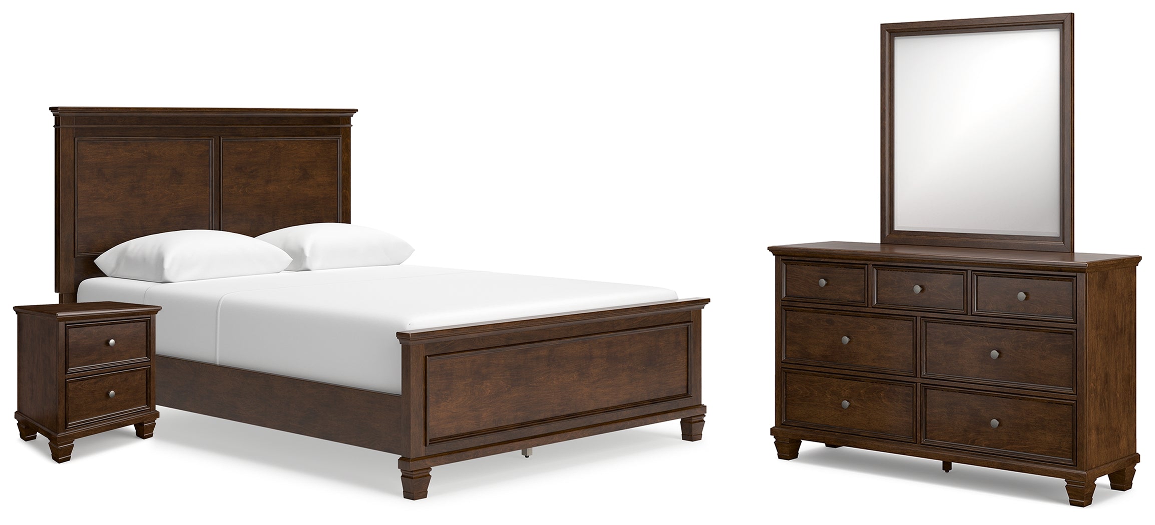 Homestyle Furniture - Ashley Furniture - Danabrin Queen Panel Bed, Dresser, Mirror and Nightstand - Queen Panel Bed, Dresser, Mirror and Nightstand - B685B15
