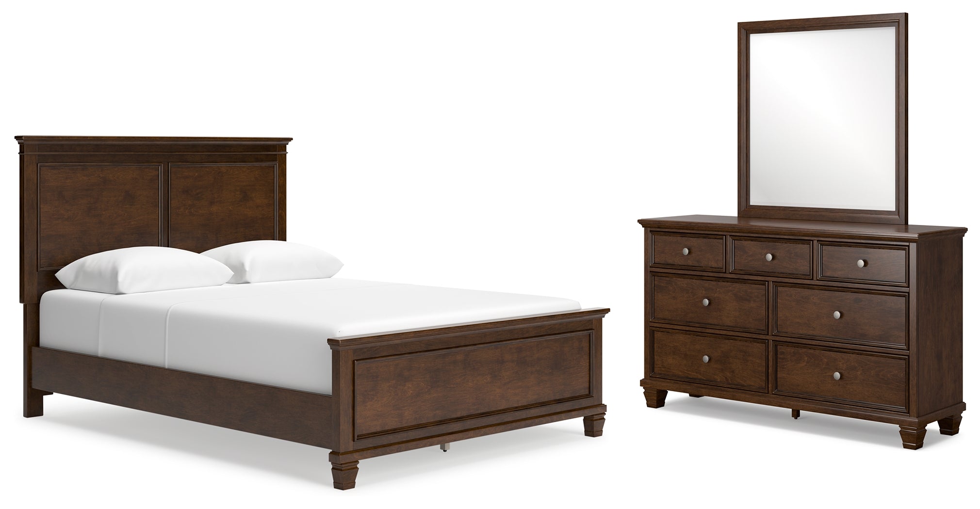 Homestyle Furniture - Ashley Furniture - Danabrin Queen Panel Bed, Dresser and Mirror - Queen Panel Bed, Dresser and Mirror - B685B3