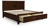 Homestyle Furniture - Ashley Furniture - Danabrin California King Panel Storage Bed - California King Panel Storage Bed - B685B19