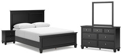 Homestyle Furniture - Ashley Furniture - Lanolee Queen Panel Bed, Dresser, Mirror and Nightstand - Queen Panel Bed, Dresser, Mirror and Nightstand - B687B15