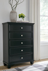 Homestyle Furniture - Ashley Furniture - Lanolee Chest of Drawers - Five Drawer Chest - B687-46