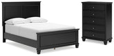 Homestyle Furniture - Ashley Furniture - Lanolee Full Panel Bed and Chest - Full Panel Bed and Chest - B687B12