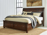 Homestyle Furniture - Ashley Furniture - Porter King Sleigh Storage Bed - King Sleigh Storage Bed - B697B45