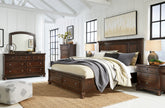 Homestyle Furniture - Ashley Furniture - Porter California King Panel Bed, Dresser, Mirror, Chest and 2 Nightstands - California King Panel Bed, Dresser, Mirror, Chest and 2 Nightstands - B697B39