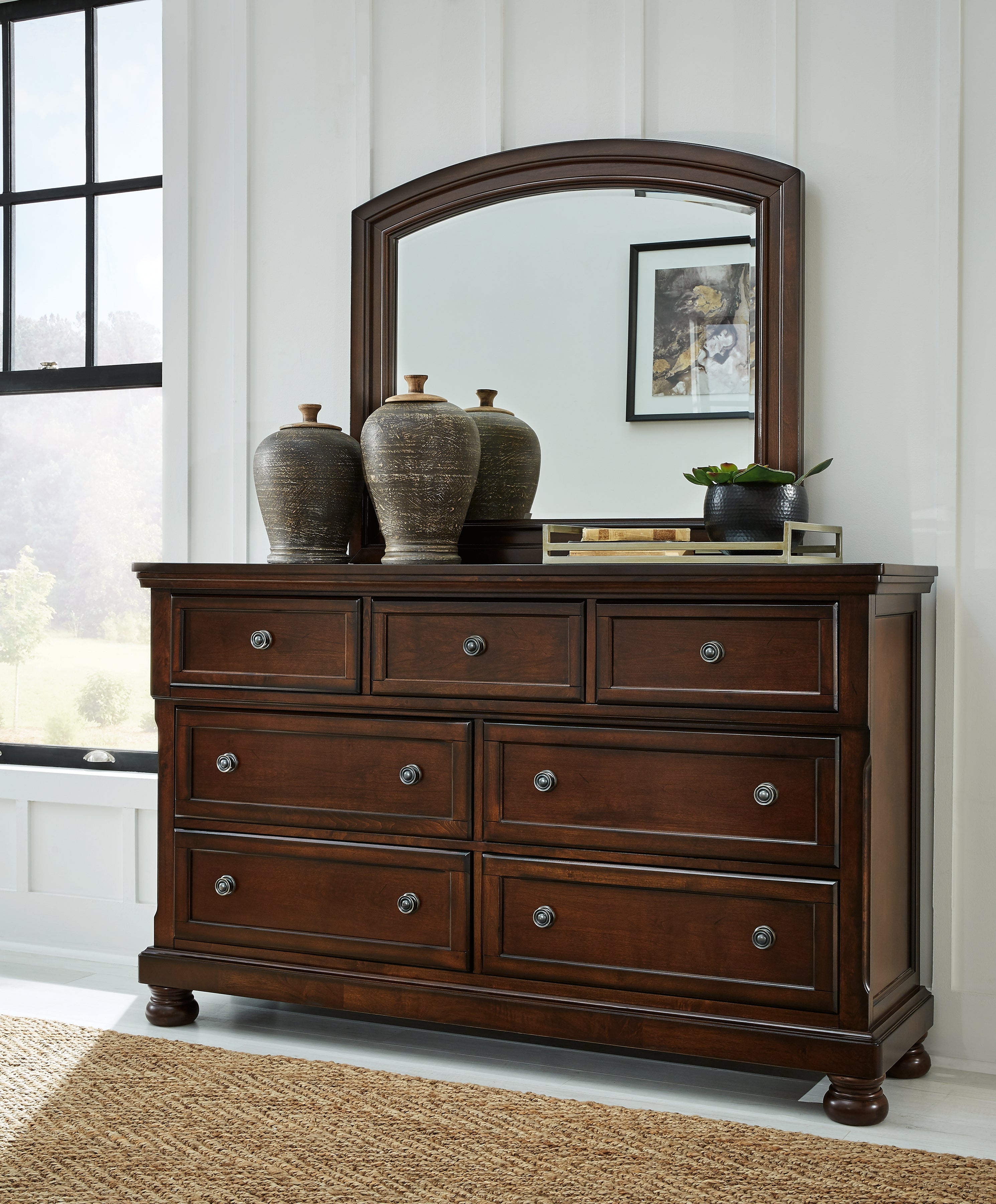 Homestyle Furniture - Ashley Furniture - Porter Dresser and Mirror - Dresser and Mirror - B697B1