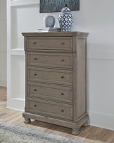 Homestyle Furniture - Ashley Furniture - Lettner Chest of Drawers - Five Drawer Chest - B733-46