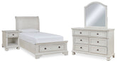 Homestyle Furniture - Ashley Furniture - Robbinsdale Twin Storage Bed, Dresser, Mirror and Nightstand - Twin Storage Bed, Dresser, Mirror and Nightstand - B742B36
