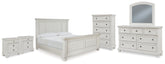 Homestyle Furniture - Ashley Furniture - Robbinsdale King Panel Bed, Dresser, Mirror, Chest and 2 Nightstands - King Panel Bed, Dresser, Mirror, Chest and 2 Nightstands - B742B38