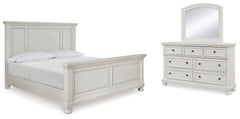 Homestyle Furniture - Ashley Furniture - Robbinsdale Queen Panel Bed, Dresser and Mirror - Queen Panel Bed, Dresser and Mirror - B742B4