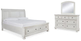 Homestyle Furniture - Ashley Furniture - Robbinsdale King Sleigh Storage Bed, Dresser and Mirror - King Sleigh Storage Bed, Dresser and Mirror - B742B29