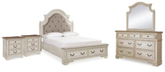 Homestyle Furniture - Ashley Furniture - Realyn Queen Panel Bed, Dresser, Mirror and 2 Nightstands - Queen Panel Bed, Dresser, Mirror and 2 Nightstands - B743B83