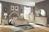 Homestyle Furniture - Ashley Furniture - Realyn Queen Upholstered Panel Bed, Dresser, Mirror, Chest and 2 Nightstands - Queen Upholstered Panel Bed, Dresser, Mirror, Chest and 2 Nightstands - B743B61