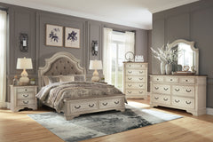 Homestyle Furniture - Ashley Furniture - Realyn Queen Upholstered Storage Bed - Queen Upholstered Storage Bed - B743B18