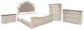 Homestyle Furniture - Ashley Furniture - Realyn King Panel Bed, Dresser, Chest and 2 Nightstands - King Panel Bed, Dresser, Chest and 2 Nightstands - B743B75