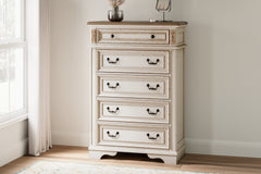 Homestyle Furniture - Ashley Furniture - Realyn Chest of Drawers - Five Drawer Chest - B743-46