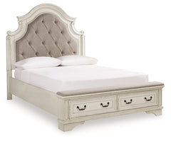 Realyn Queen Upholstered Storage Bed