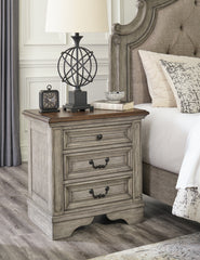 Homestyle Furniture - Ashley Furniture - Lodenbay Nightstand - Three Drawer Night Stand - B751-93