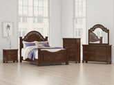 Homestyle Furniture - Ashley Furniture - Lavinton Queen Poster Bed - Queen Poster Bed - B764B5